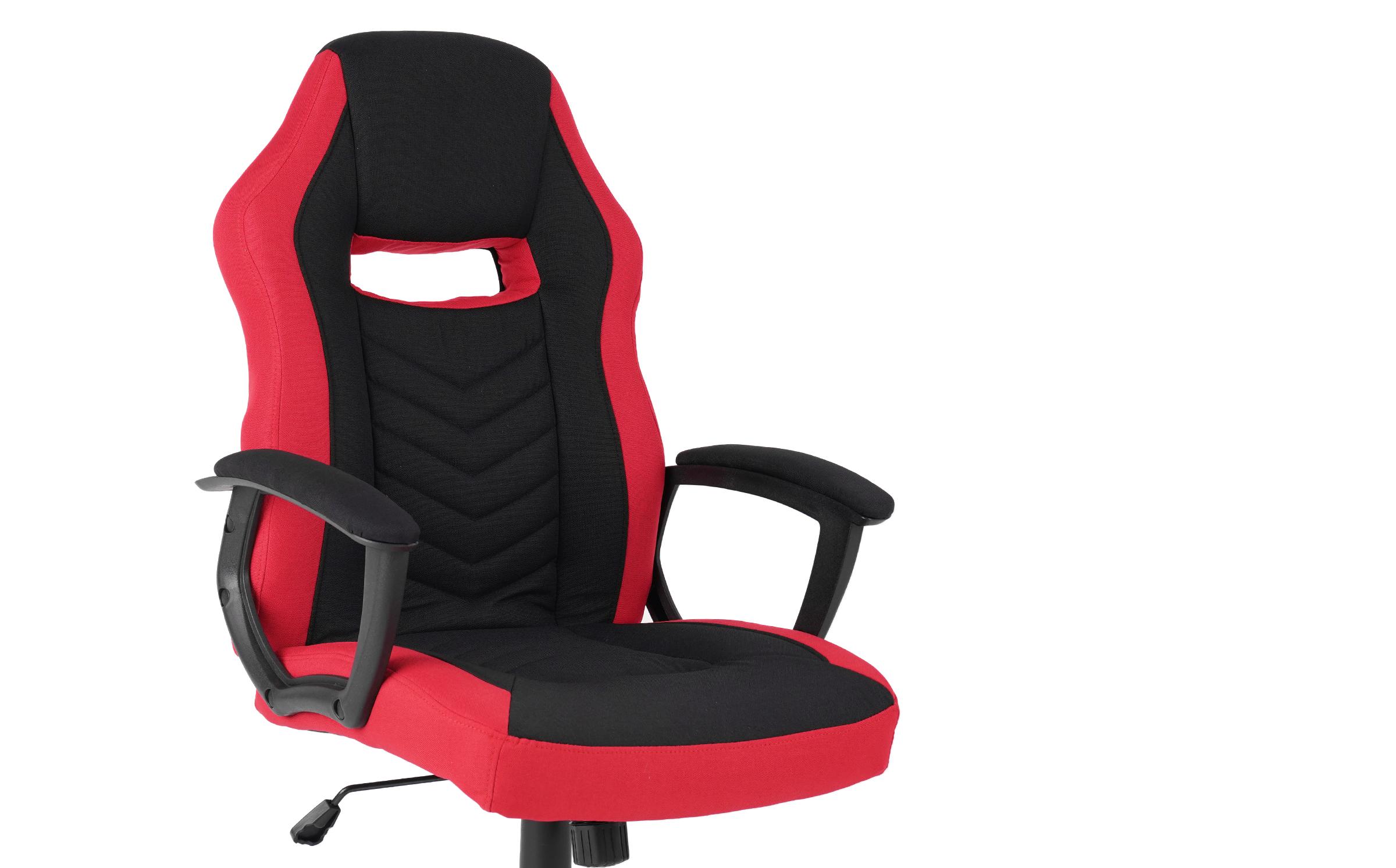 Gamer szék Visman, piros + fekete  4
